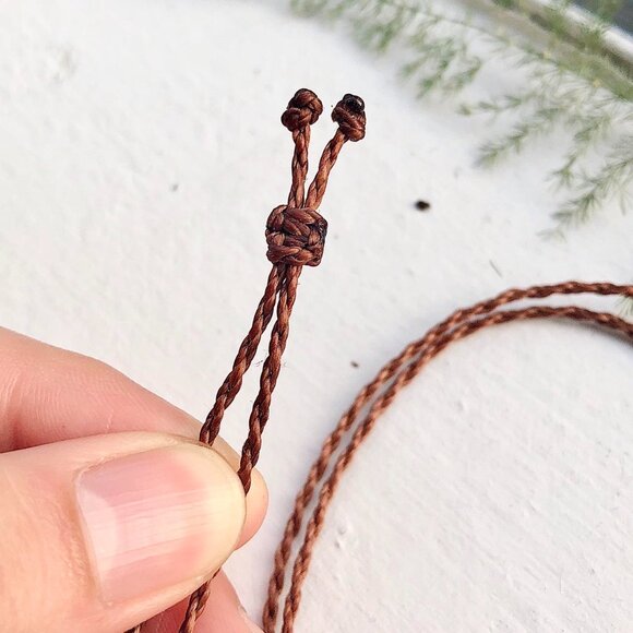 Boho Granola Girl Beaded Macrame Necklace | Choker - Picture 6 of 6